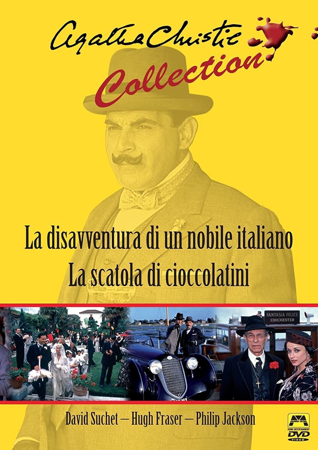 TeknoFilm - DVD - Agatha Christie Collection - LA DISAVVENTURA DI UN NOBILE ITALIANO (Brian Farnham 1992) + LA SCATOLA DI CIOCCOLATINI (Ken Grieve 1992) - MALAVASI