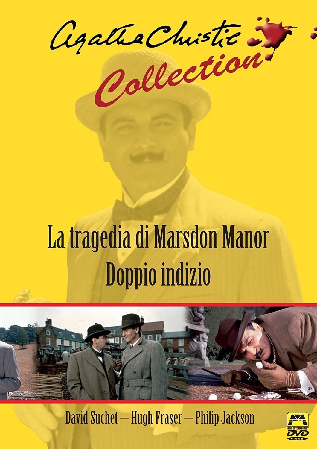 TeknoFilm - DVD - Agatha Christie Collection - LA TRAGEDIA DI MARSDON MANOR (Rennie Rye 1991) + DOPPIO INDIZIO (Andrew Piddington 1990) - MALAVASI