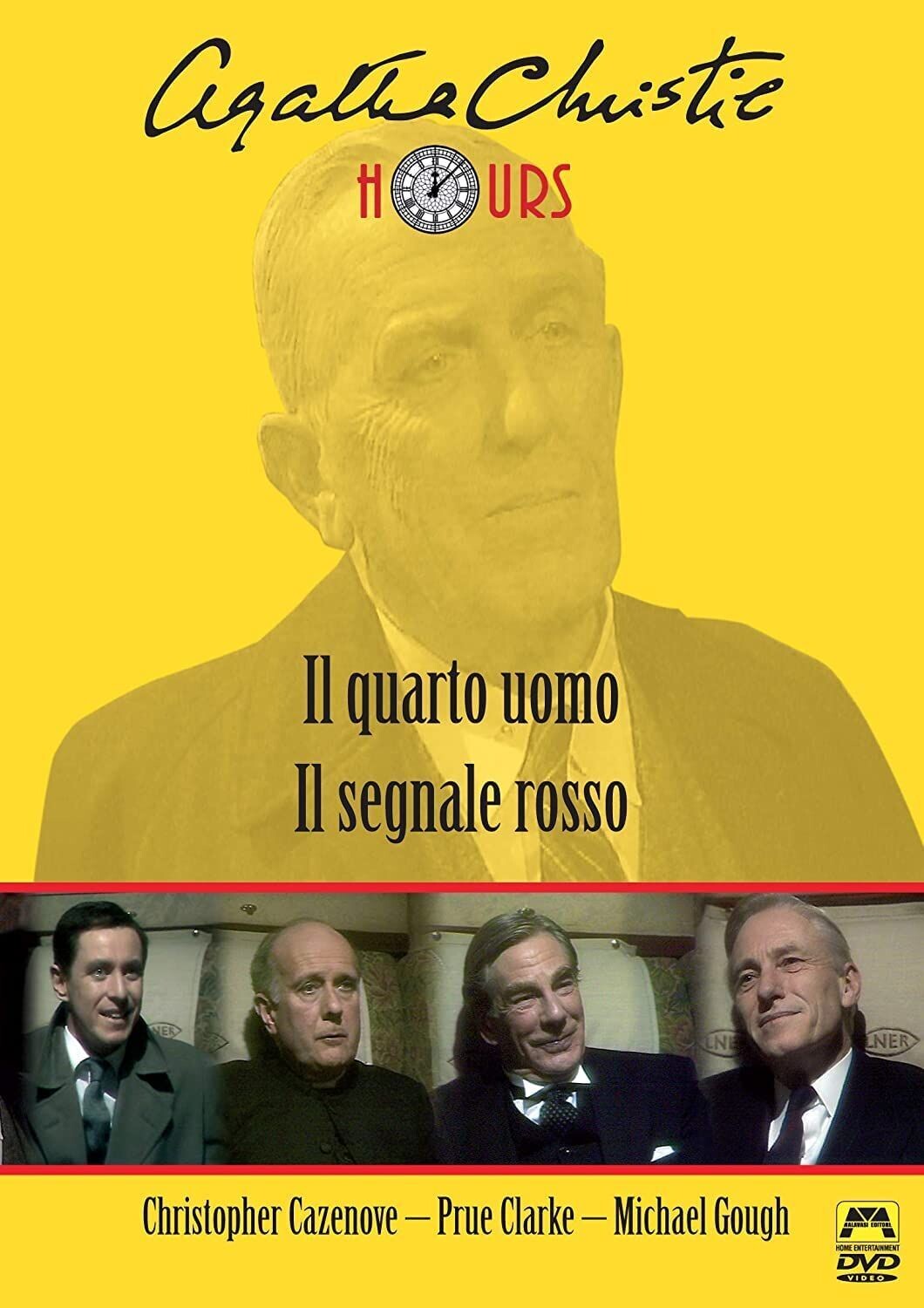 TeknoFilm - DVD - Agatha Christie Hours - IL QUARTO UOMO (Michael Simpson 1982) + IL SEGNALE ROSSO (John Frankau 1983) - MALAVASI