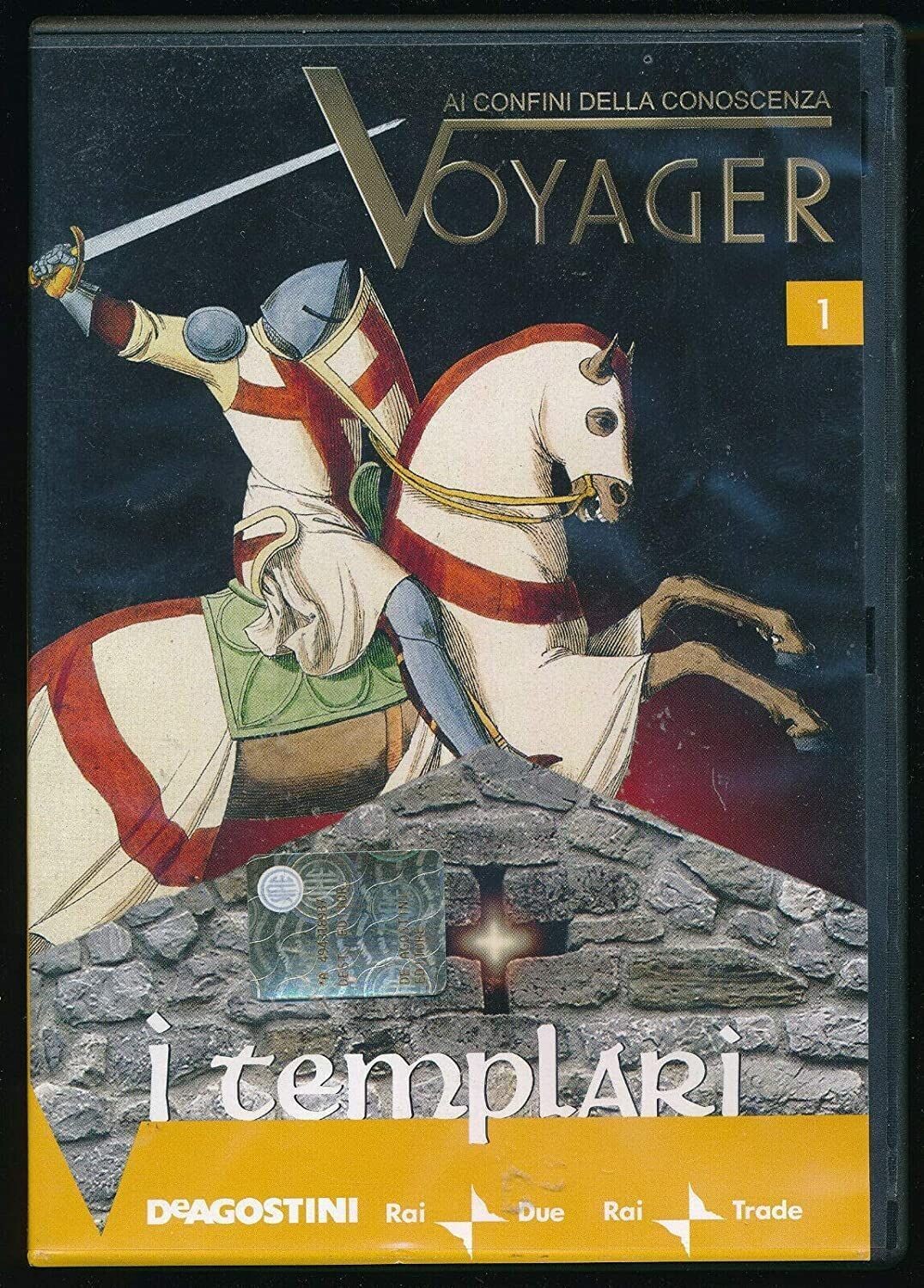 TeknoFilm - DVD – Ai confini della conoscenza VOYAGER Vol. 01 - I TEMPLARI di P. Cattedra, A. Gigante e L. Rizza (2007) - DE AGOSTINI