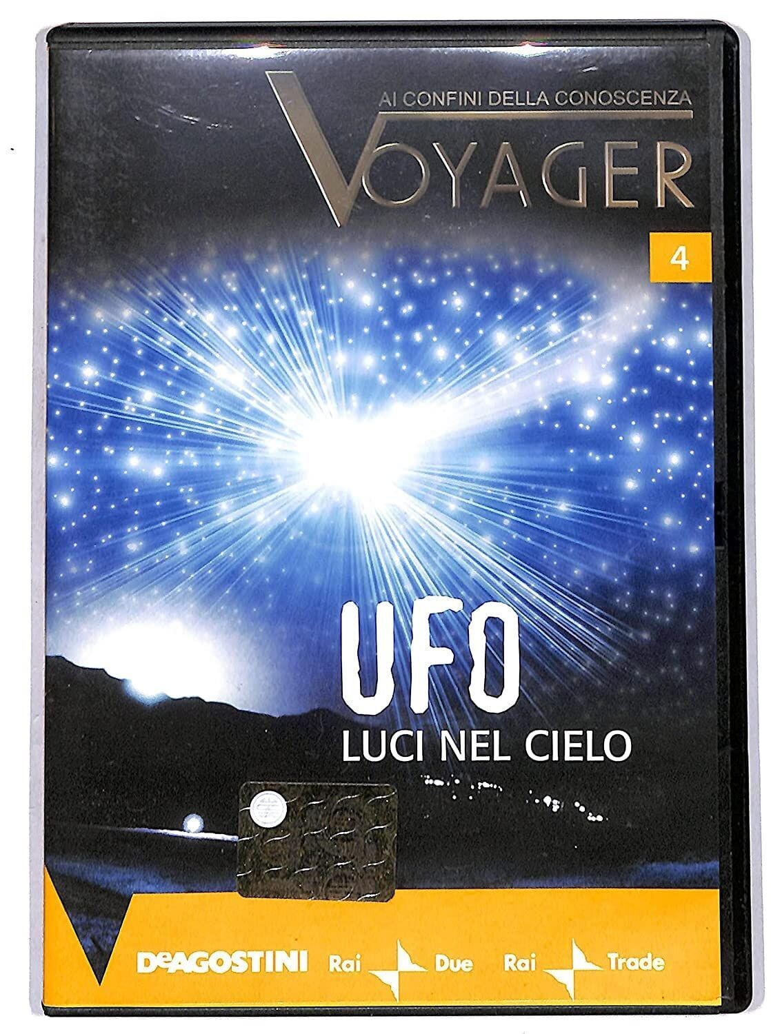 TeknoFilm - DVD – Ai confini della conoscenza VOYAGER Vol. 04 - U.F.O.: LUCI NEL CIELO di P. Cattedra, A. Gigante e L. Rizza (2008) - DE AGOSTINI