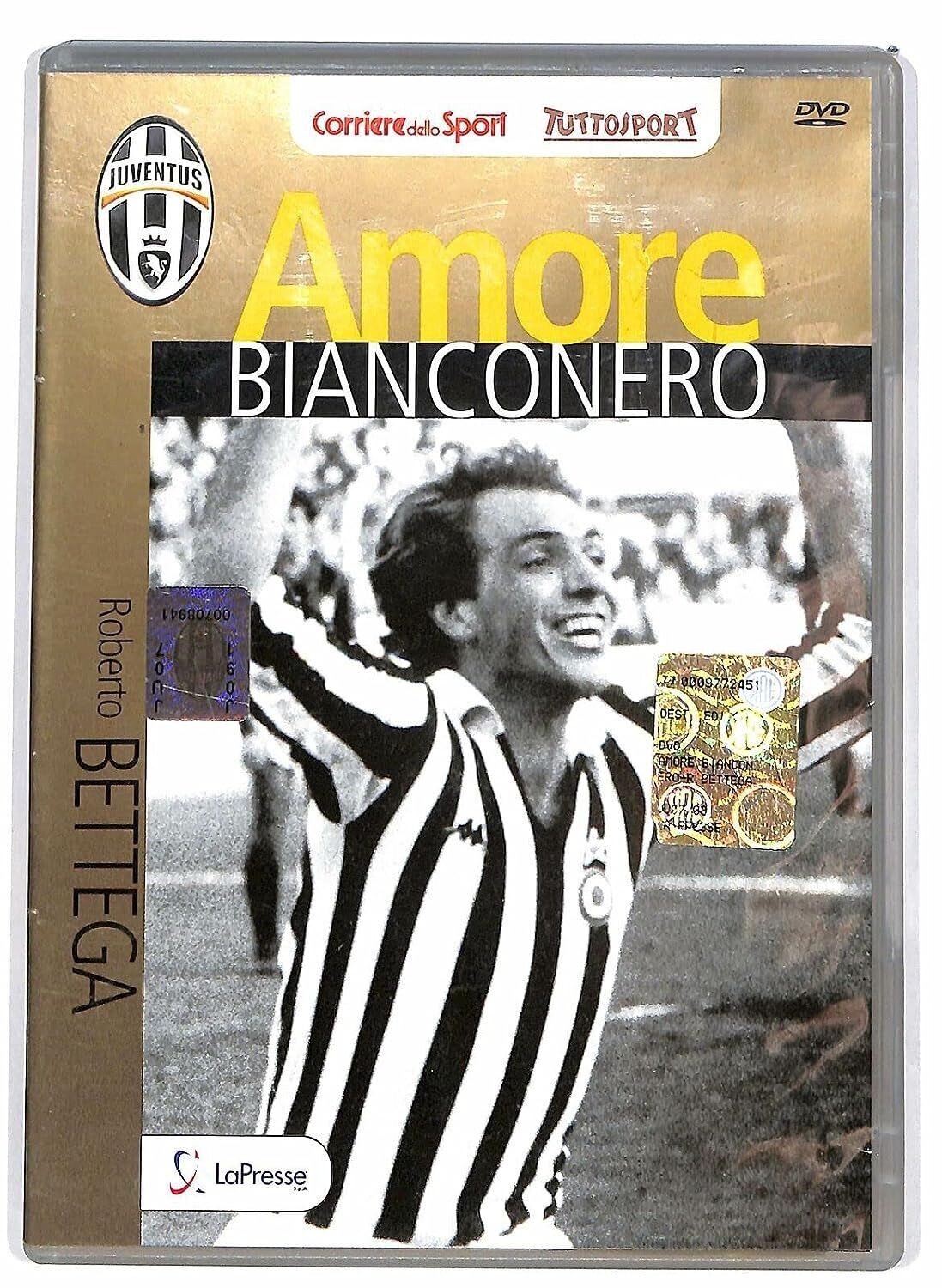 TeknoFilm - DVD – AMORE BIANCONERO Vol. 08 - ROBERTO BETTEGA (2010) - CORRIERE DELLO SPORT