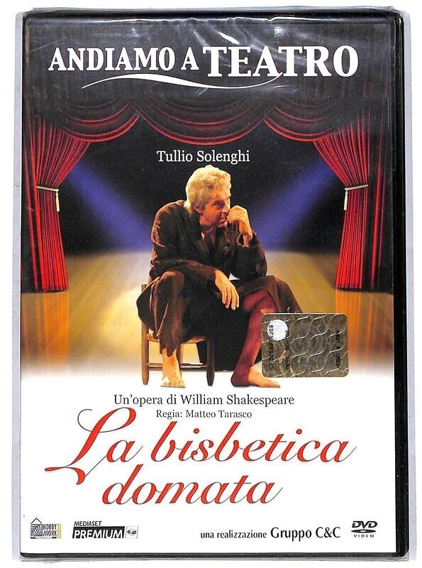TeknoFilm - DVD – Andiamo a Teatro: LA BISBETICA DOMATA di Matteo Tarasco (2005) - HOBBY & WORK