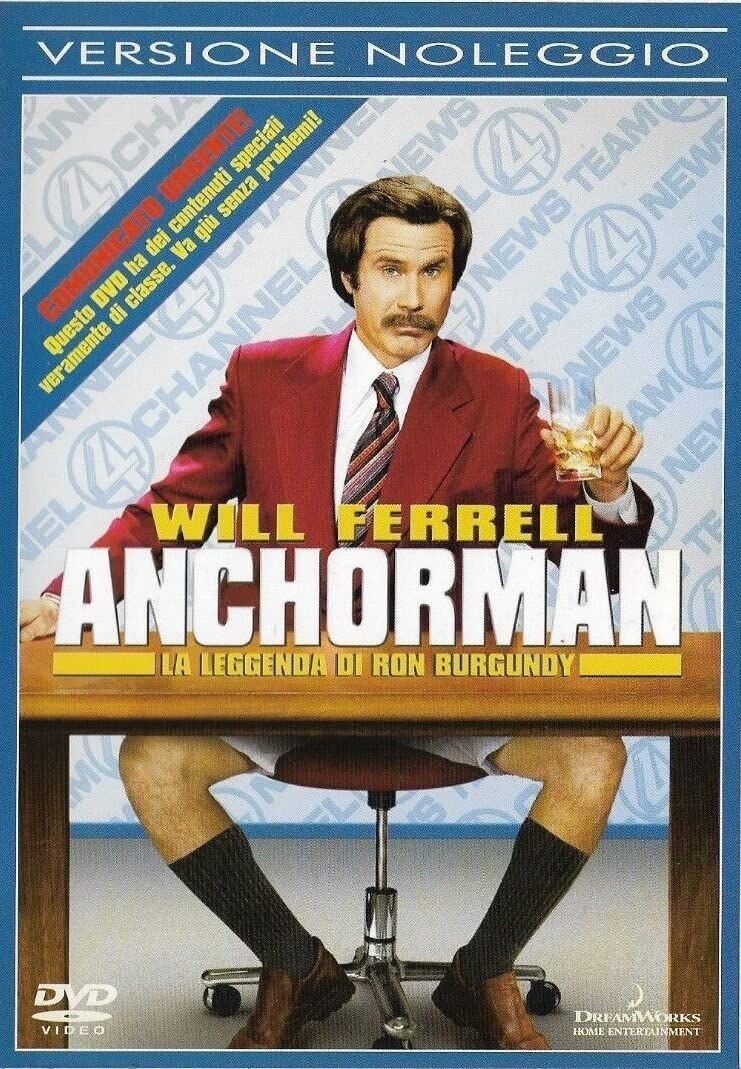 TeknoFilm - DVD – ANCHORMAN - LA LEGGENDA DI RON BURGUNDY (Versione Noleggio) di Adam McKay (2004) - DREAMWORKS