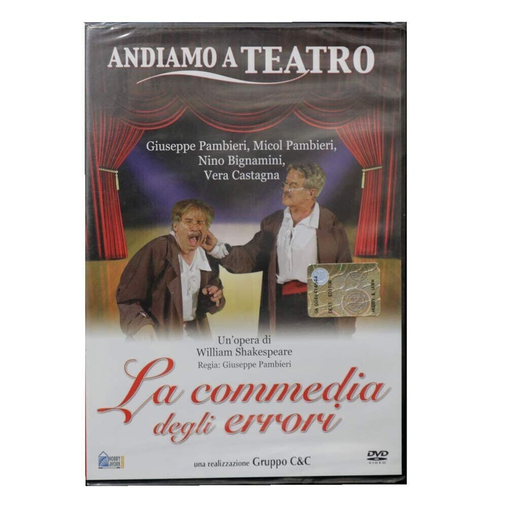 TeknoFilm - DVD - Andiamo a Teatro: LA COMMEDIA DEGLI ERRORI di Giuseppe Pambieri (2009) - HOBBY & WORK