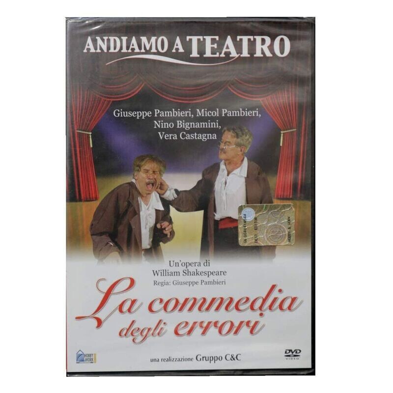 TeknoFilm - DVD - Andiamo a Teatro: LA COMMEDIA DEGLI ERRORI di Giuseppe Pambieri (2009) - HOBBY & WORK