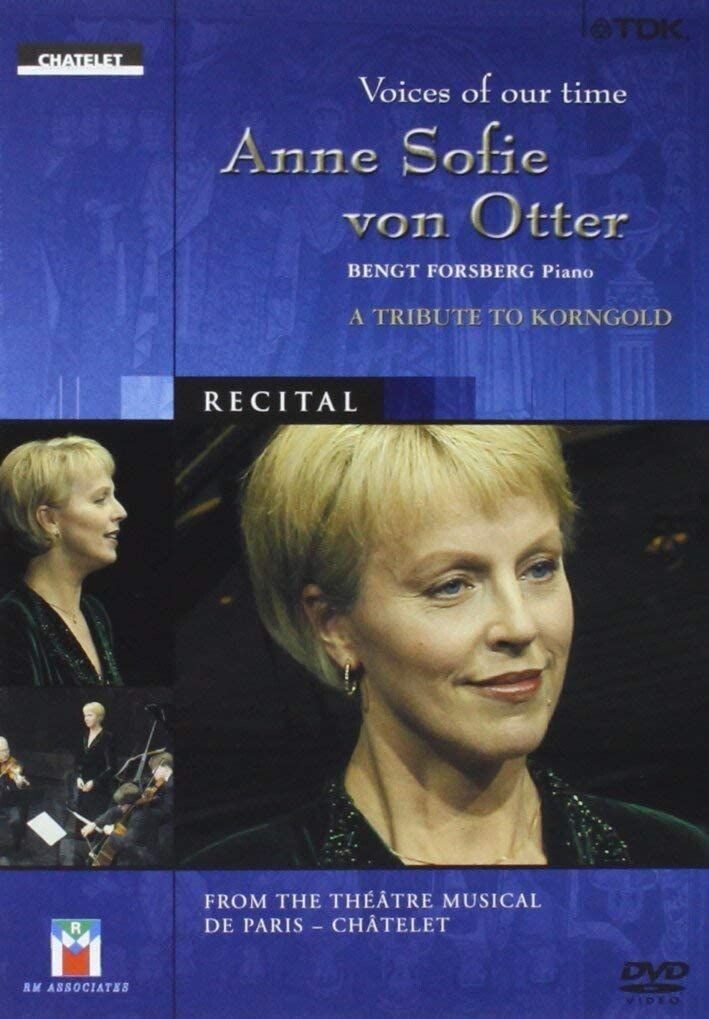 TeknoFilm - DVD - ANNE SOFIE VON OTTER - A TRIBUTE TO KORNGOLD - From the theatre musical de paris  - CHATELET (2000) - TDK