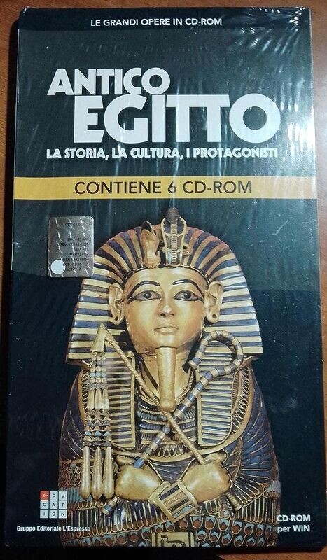 TeknoFilm - 6 CDRom – ANTICO EGITTO: LA STORIA, LA CULTURA, I PROTAGONISTI (2004) - REPUBBLICA/L'ESPRESSO