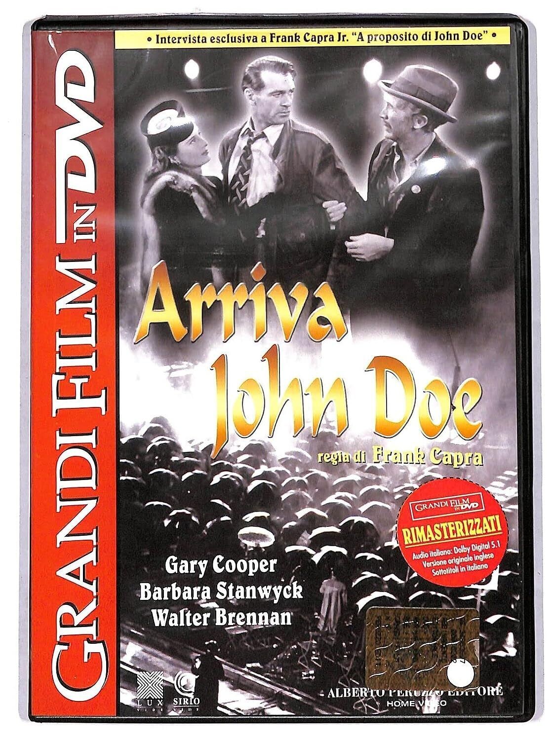 TeknoFilm - DVD – ARRIVA JOHN DOE di Frank Capra (1941) - LUX VIDEO ITALIA