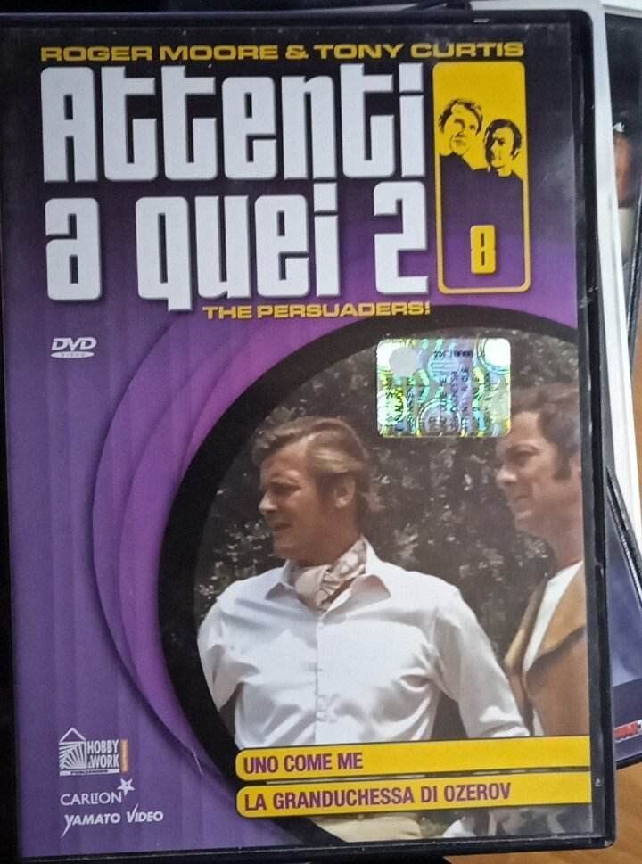 TeknoFilm - DVD - ATTENTI A QUEI 2 Vol. 8 (Uno come me - La gran duchessa di Ozerov) con Roger Moore (1971) - HOBBY & WORK