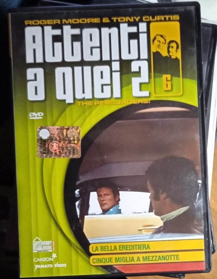 TeknoFilm - DVD - ATTENTI A QUEI 2 Vol. 06 (La bella ereditiera + Cinque miglia a mezzanotte) con Roger Moore (1971) - HOBBY & WORK