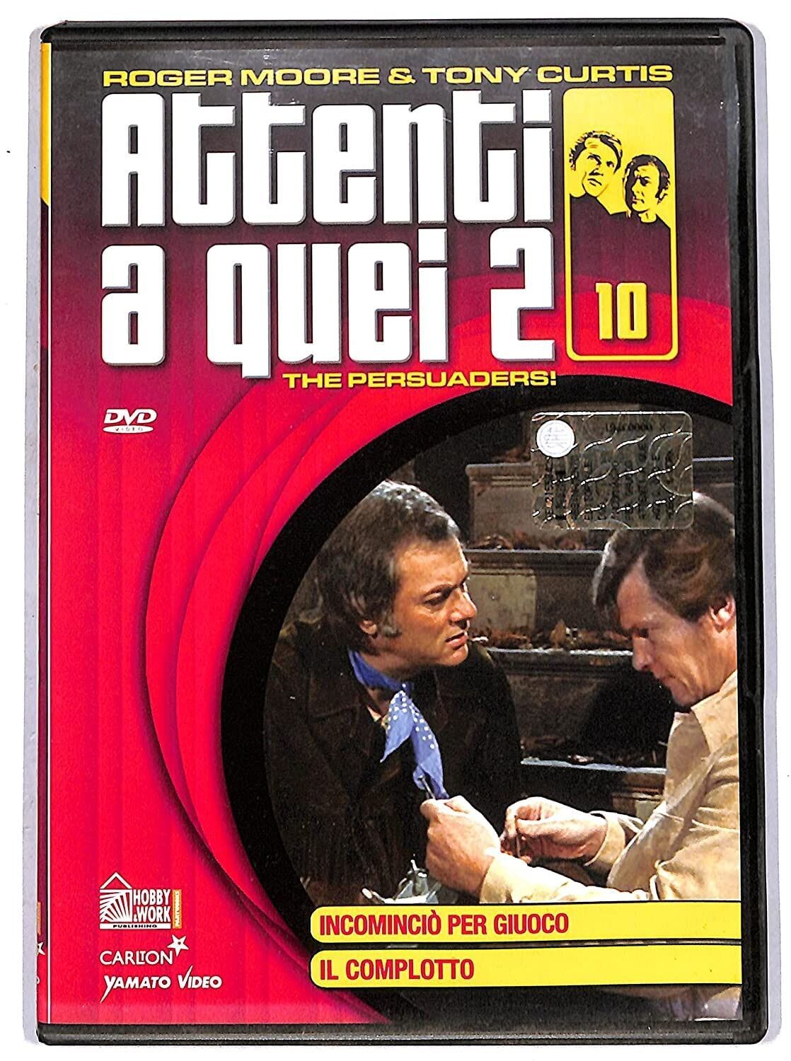 TeknoFilm - DVD - ATTENTI A QUEI 2 Vol. 10 (Incomincò per giuoco - Il complotto) con Roger Moore (1971) - HOBBY & WORK