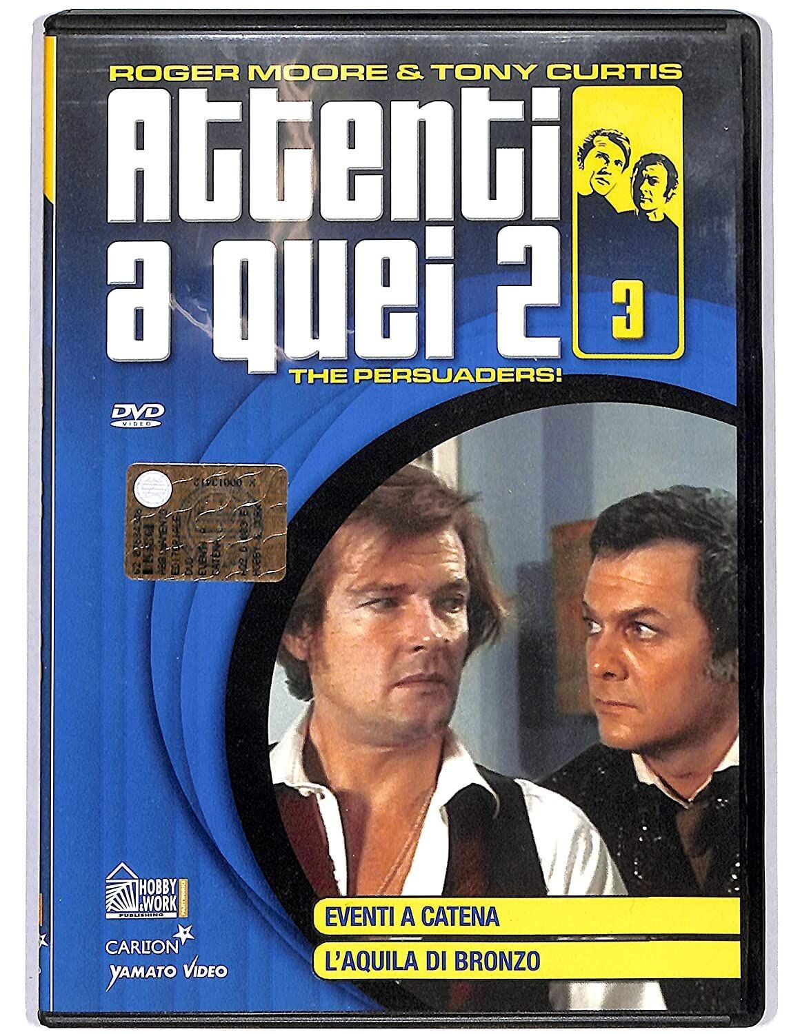 TeknoFilm - DVD - ATTENTI A QUEI 2 Vol. 03 con Roger Moore (Eventi a catena - L'aquila di bronzo) con Roger Moore (1971) - HOBBY & WORK