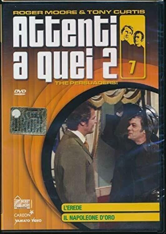 TeknoFilm - DVD - ATTENTI A QUEI 2 Vol. 07 (L'erede - Il napoleone d'oro) con Roger Moore (1971) - HOBBY & WORK
