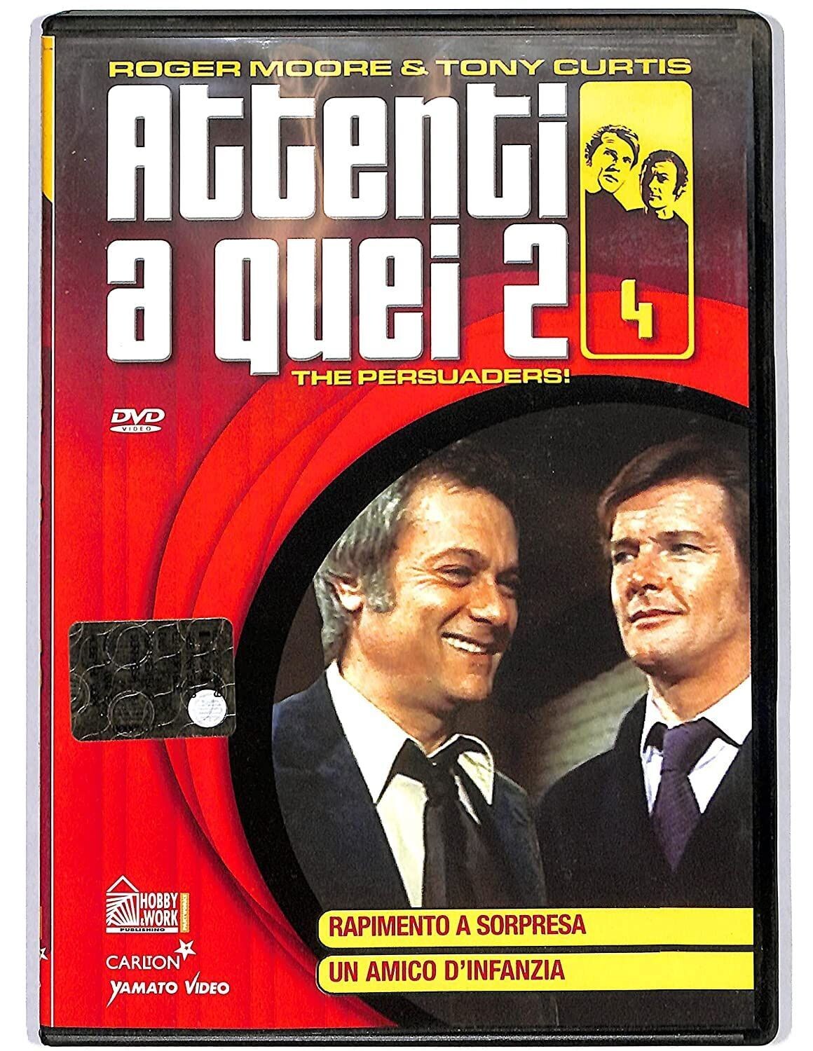 TeknoFilm - DVD - ATTENTI A QUEI 2 Vol. 04 con Roger Moore (Rapimento a sorpresa - Un amico d'infanzia) con Roger Moore (1971) - HOBBY & WORK