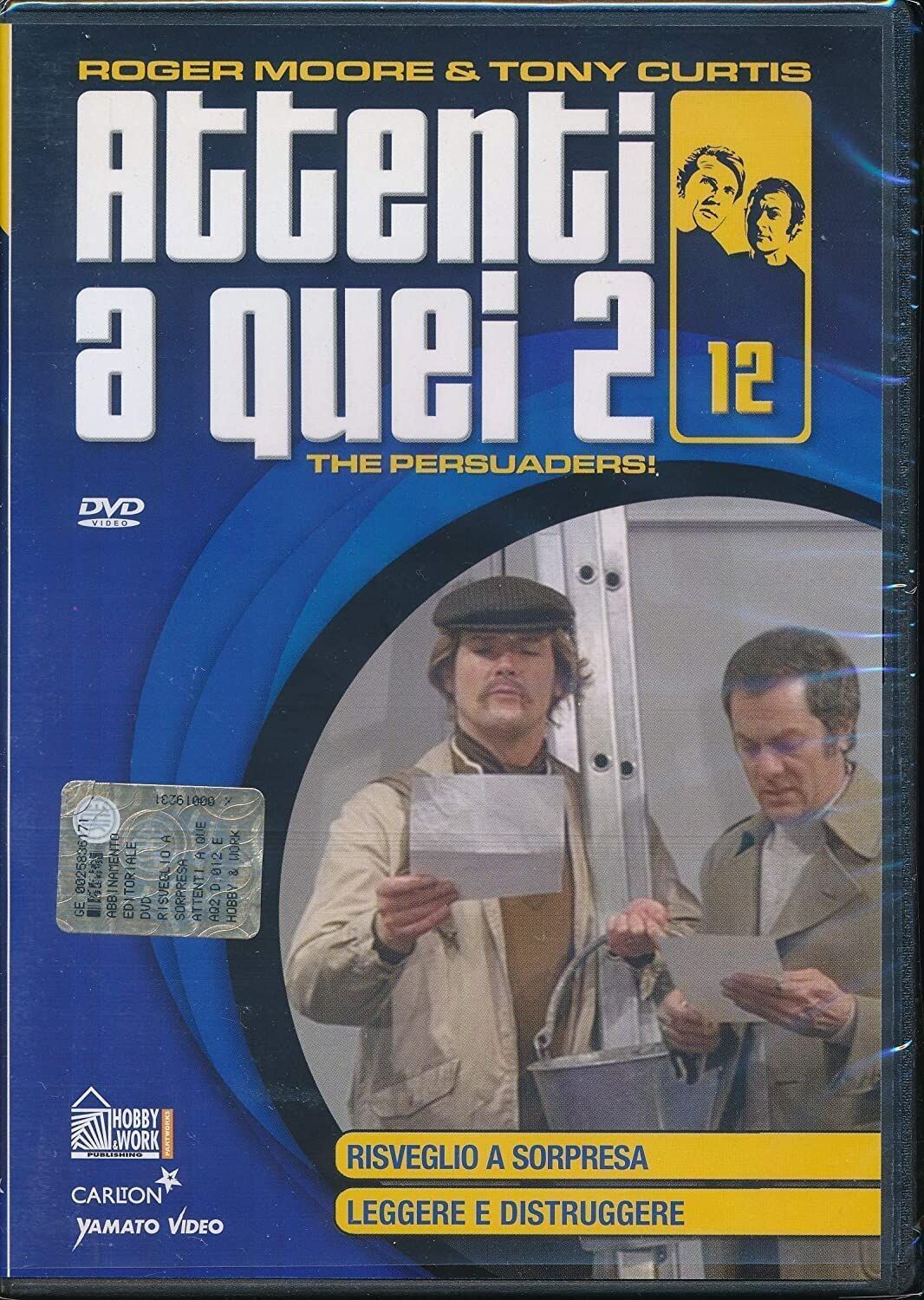 TeknoFilm - DVD - ATTENTI A QUEI 2 Vol. 12 con Roger Moore (Risveglio a sorpresa - Leggere e distruggere) con Roger Moore (1971) - HOBBY & WORK