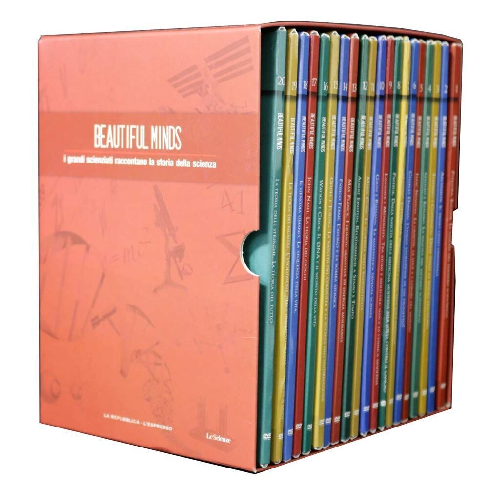 TeknoFilm - 20 DVD - BEAUTIFUL MINDS - I GRANDI SCIENZIATI RACCONTANO LA STORIA DELLA SCIENZA (2010) - REPUBBLICA/L'ESPRESSO