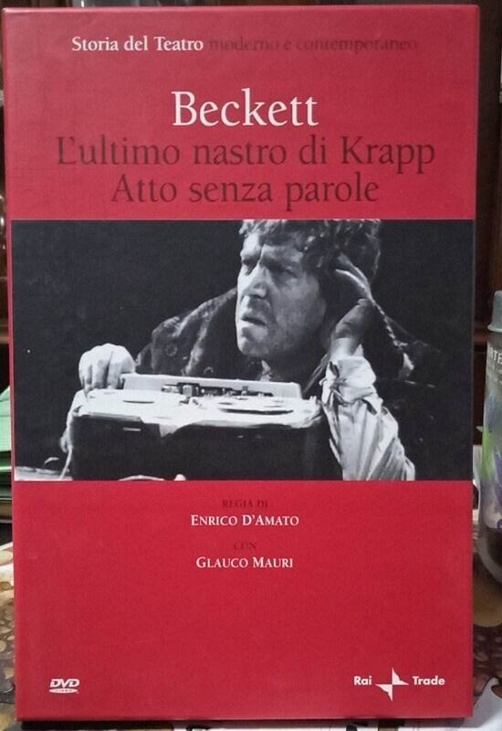 TeknoFilm - DVD + Libretto - BECKETT - L'ULTIMO NASTRO DI KRAPP - ATTO SENZA PAROLE di Enrico D'Amato (1967) - RAI TRADE