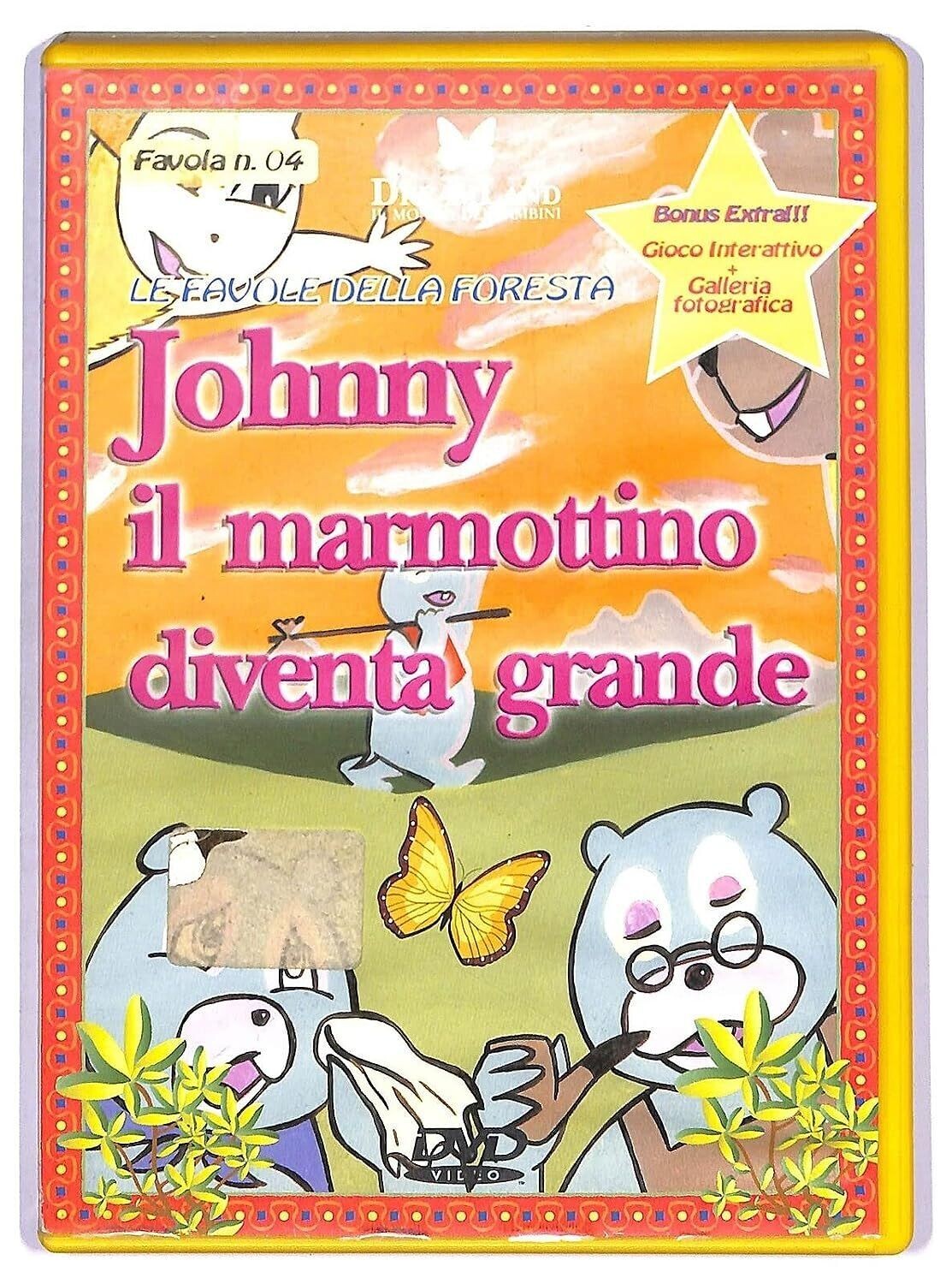 TeknoFilm - DVD – LE FAVOLE DELLA FORESTA N° 04 - JHONNY IL MARMOTTINO DIVENTA GRANDE (2006) - DREAMLAND