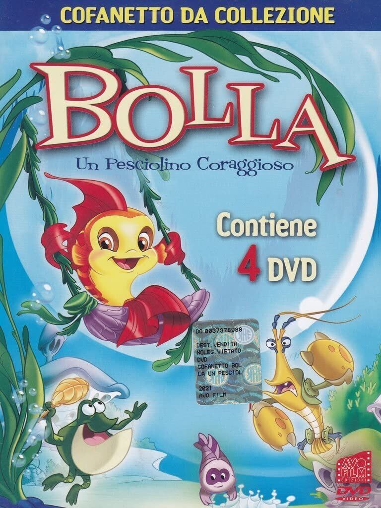 TeknoFilm - Cofanetto 4 DVD – BOLLA - UN PESCIOLINO CORAGGIOSO (2006) - AVOFILM