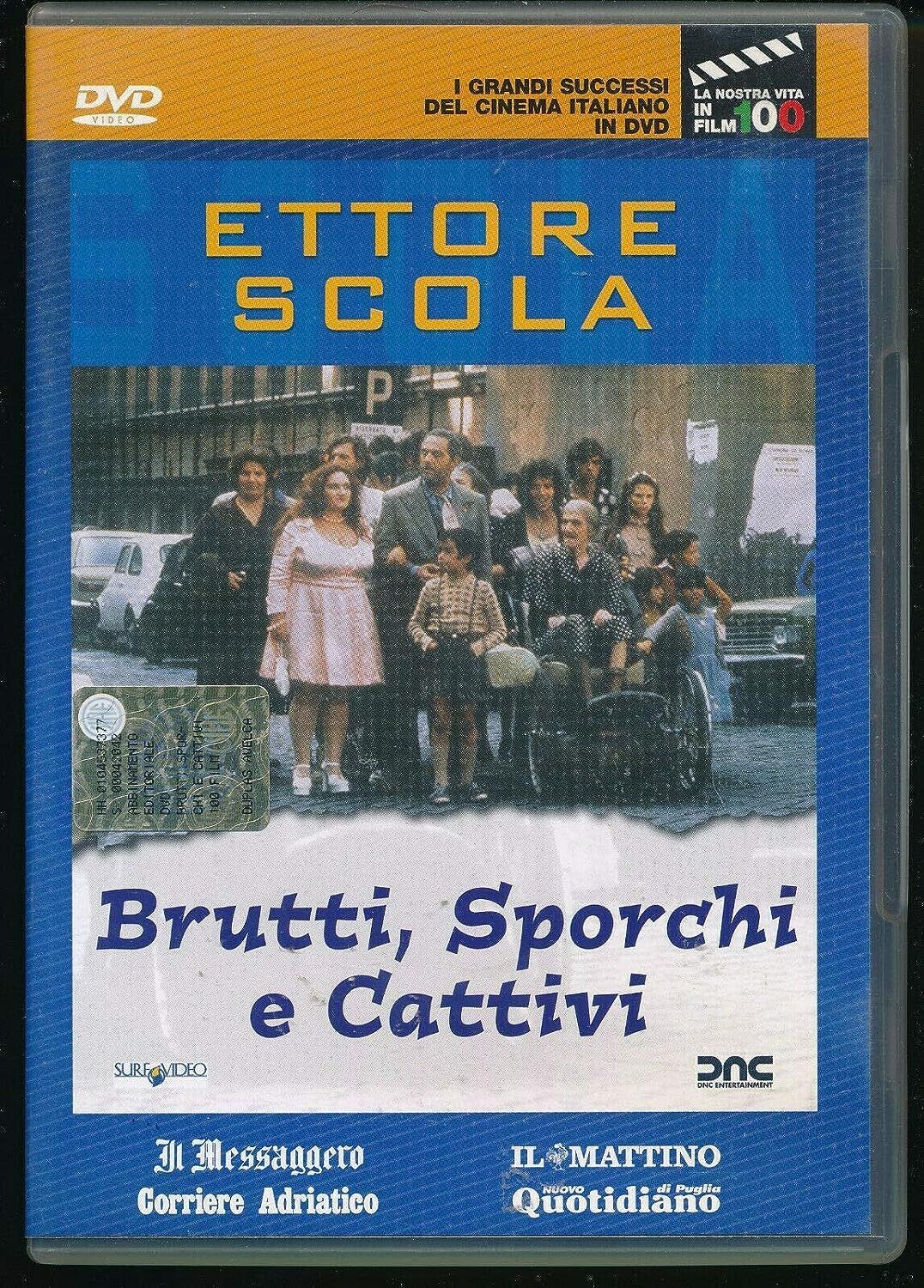 TeknoFilm - DVD - BRUTTI, SPORCHI E CATTIVI di Ettore Scola (1976) - IL MESSAGGERO