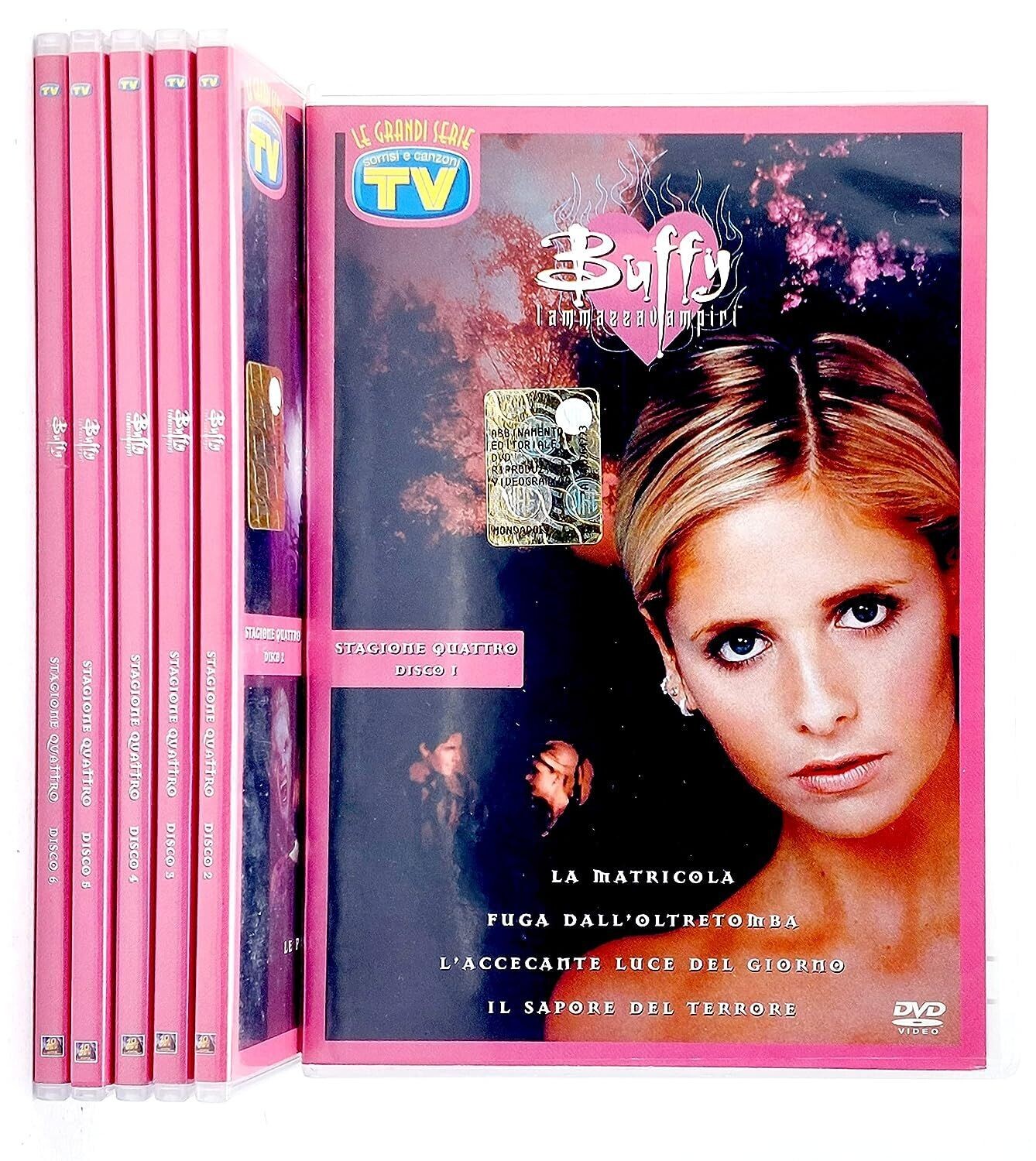 TeknoFilm - 6 DVD – BUFFY - L'AMMAVAMPIRI Stag. 04 di A.A.V.V. (1997) - TV SORRISI E CANZONI