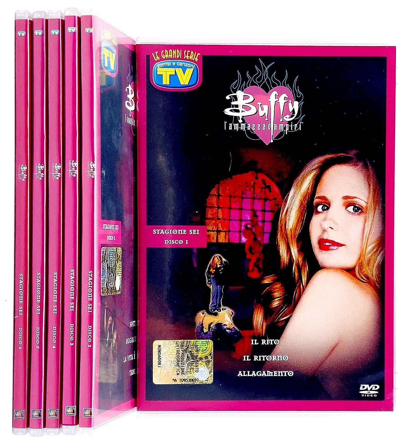 TeknoFilm - 6 DVD – BUFFY - L'AMMAVAMPIRI Stag. 06 di A.A.V.V. (1997) - TV SORRISI E CANZONI