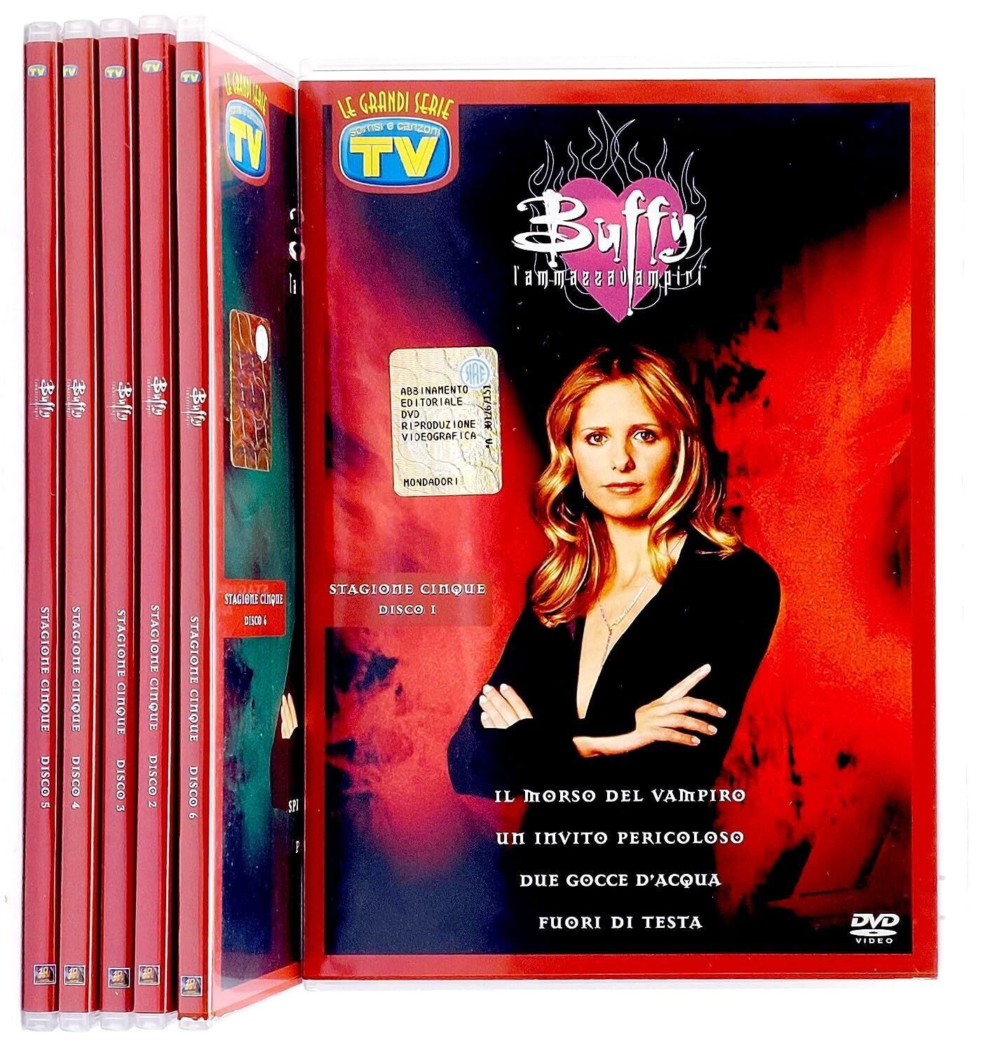 TeknoFilm - 6 DVD – BUFFY - L'AMMAVAMPIRI Stag. 05 di A.A.V.V. (1997) - TV SORRISI E CANZONI