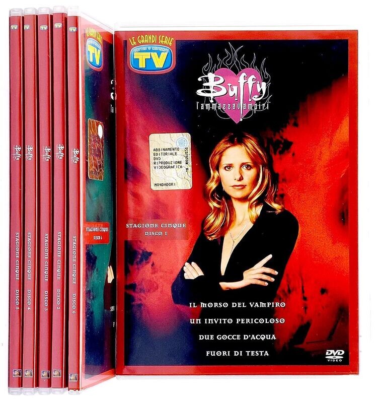TeknoFilm - 6 DVD – BUFFY - L'AMMAVAMPIRI Stag. 05 di A.A.V.V. (1997) - TV SORRISI E CANZONI