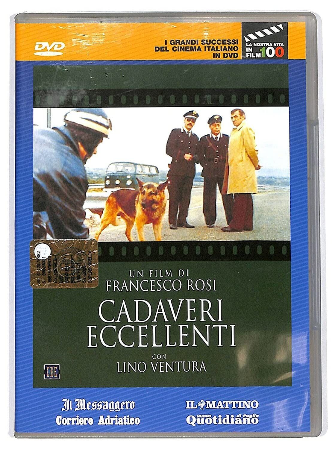 TeknoFilm - DVD – CADAVERI ECCELLENTI di Francesco Rosi (1976) - IL MESSAGGERO