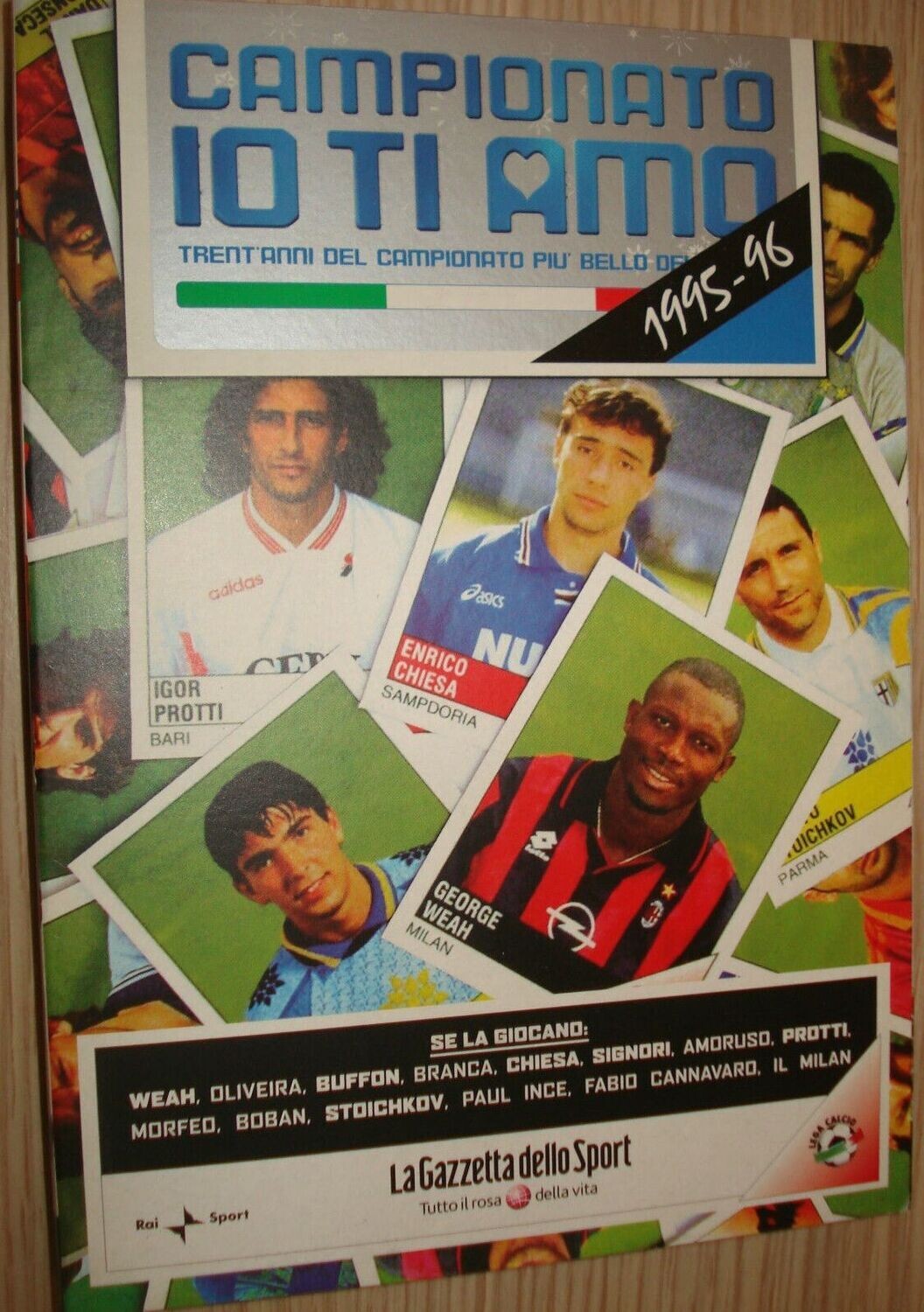 TeknoFilm - DVD + Book – Campionato io ti amo Vol. 18 - 1995/1996 - Milan campione d'Italia (2006) - GAZZETTA DELLO SPORT