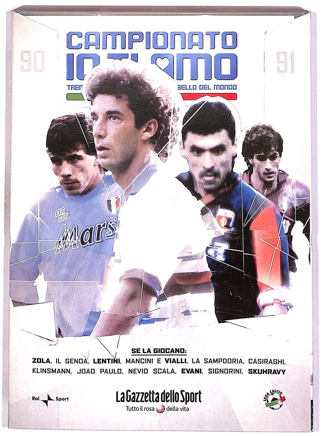 TeknoFilm - DVD + Book – Campionato io ti amo Vol. 13 - 1990/1991 - Sampdoria campione d'Italia (2006) - GAZZETTA DELLO SPORT