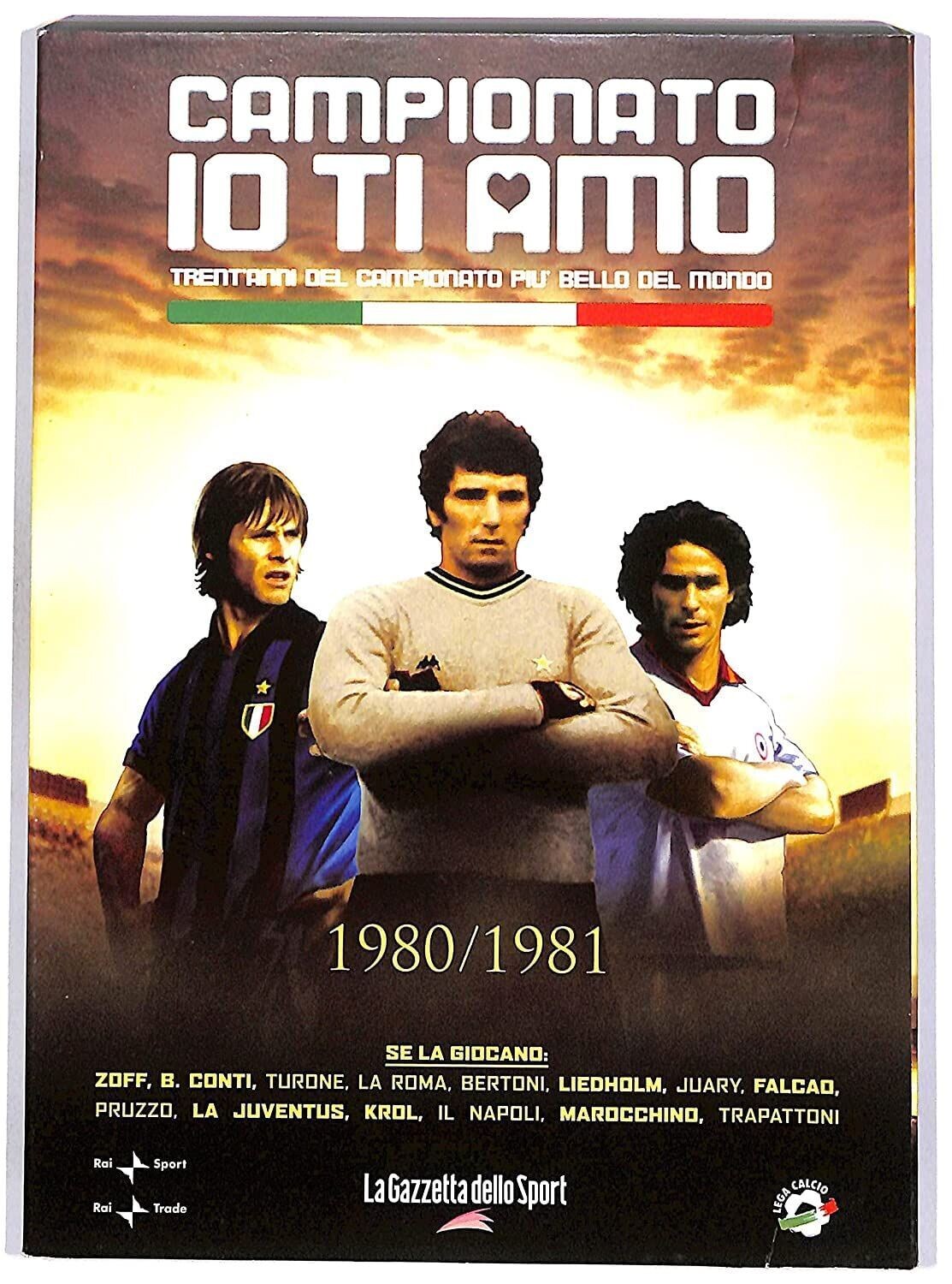 TeknoFilm - DVD + Book – Campionato io ti amo Vol. 03 - 1980/1981 - Juventus campione d'Italia (2006) - GAZZETTA DELLO SPORT