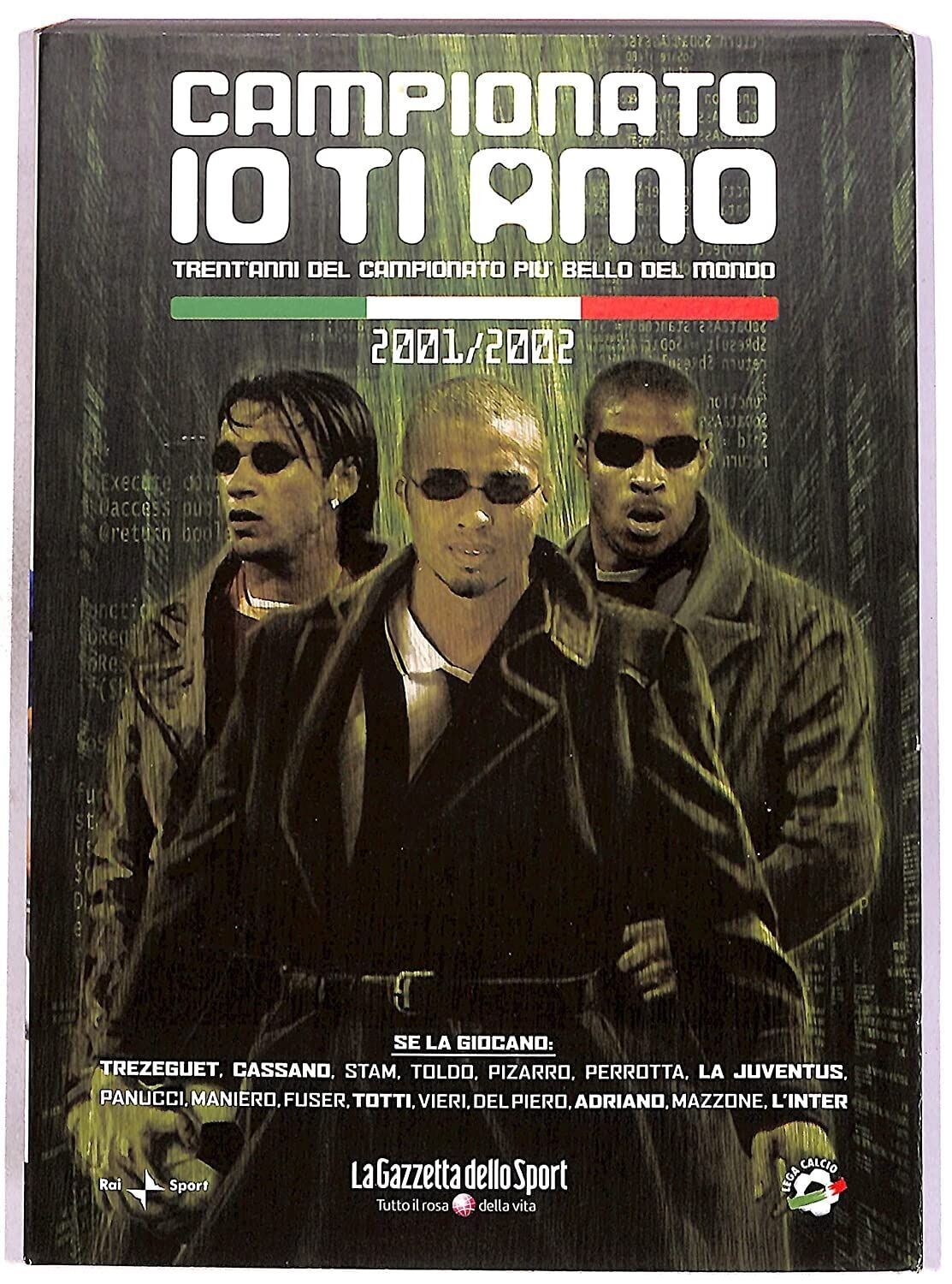 TeknoFilm - DVD + Book –  Campionato io ti amo Vol. 24 - 2001/2002 - Juventus campione d'Italia (2006) - GAZZETTA DELLO SPORT