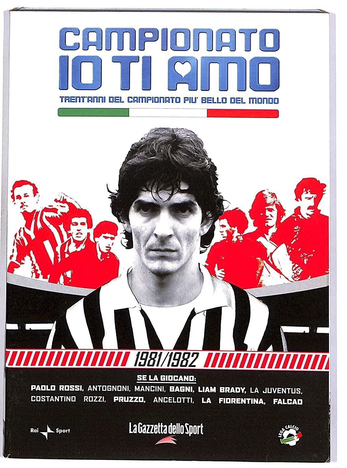 TeknoFilm - DVD + Book (Senza cartone esterno) – Campionato io ti amo Vol. 04 - 1981/1982 - Juventus campione d'Italia (2006) - GAZZETTA DELLO SPORT