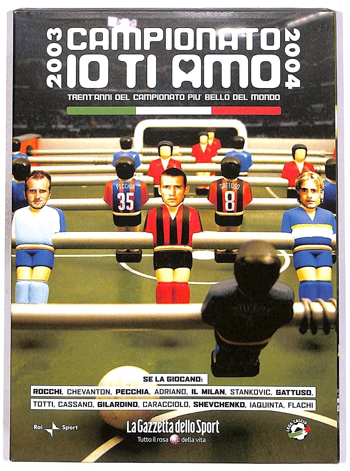 TeknoFilm - DVD + Book (Senza cartone esterno) – Campionato io ti amo Vol. 26 - 2003/2004 - Milan campione d'Italia (2006) - GAZZETTA DELLO SPORT