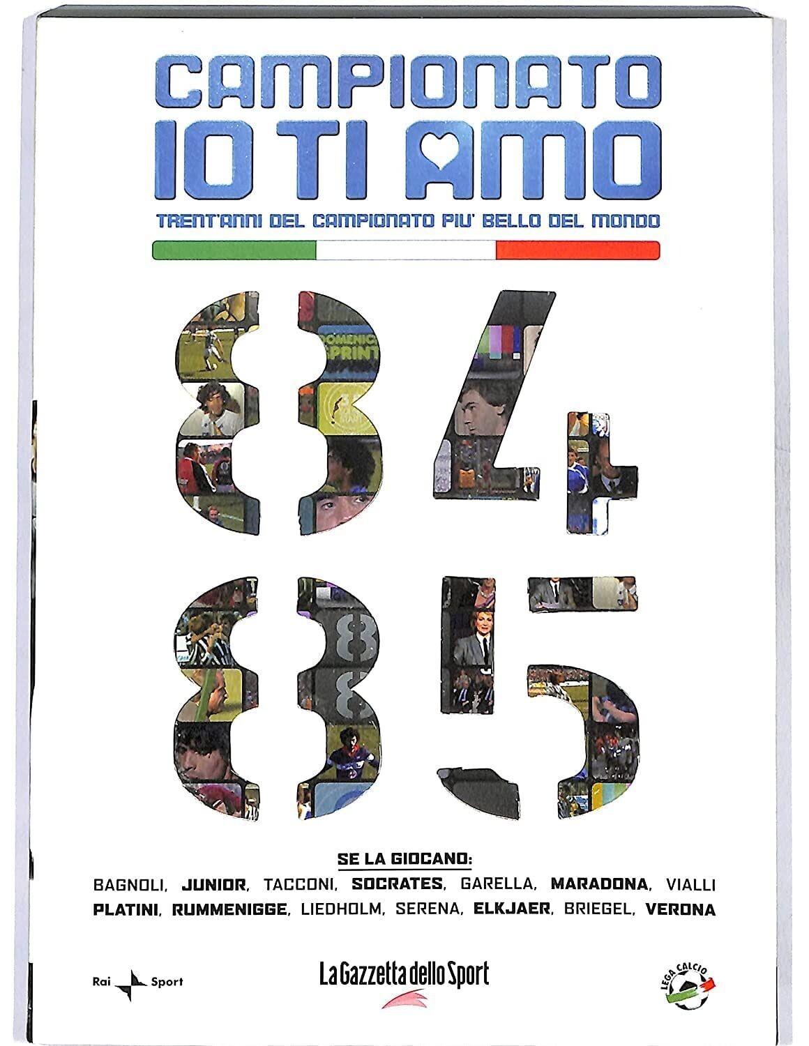 TeknoFilm - DVD + Book – Campionato io ti amo Vol. 07 - 1984/1985 - Verona campione d'Italia (2006) - GAZZETTA DELLO SPORT