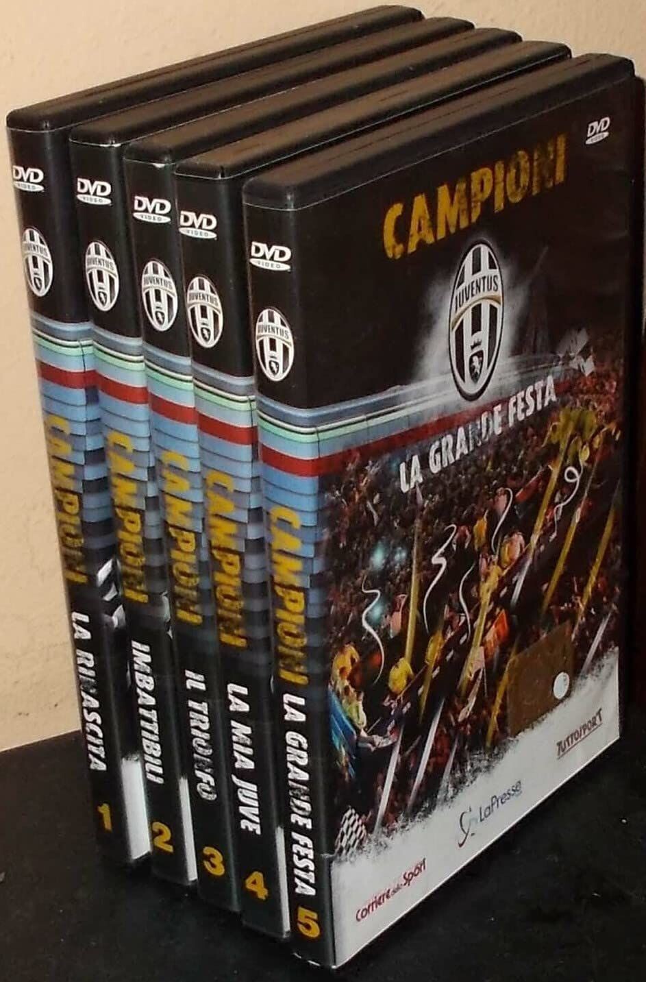 TeknoFilm - 5 DVD (Opera completa) – CAMPIONI JUVENTUS (2012) - CORRIERE DELLO SPORT