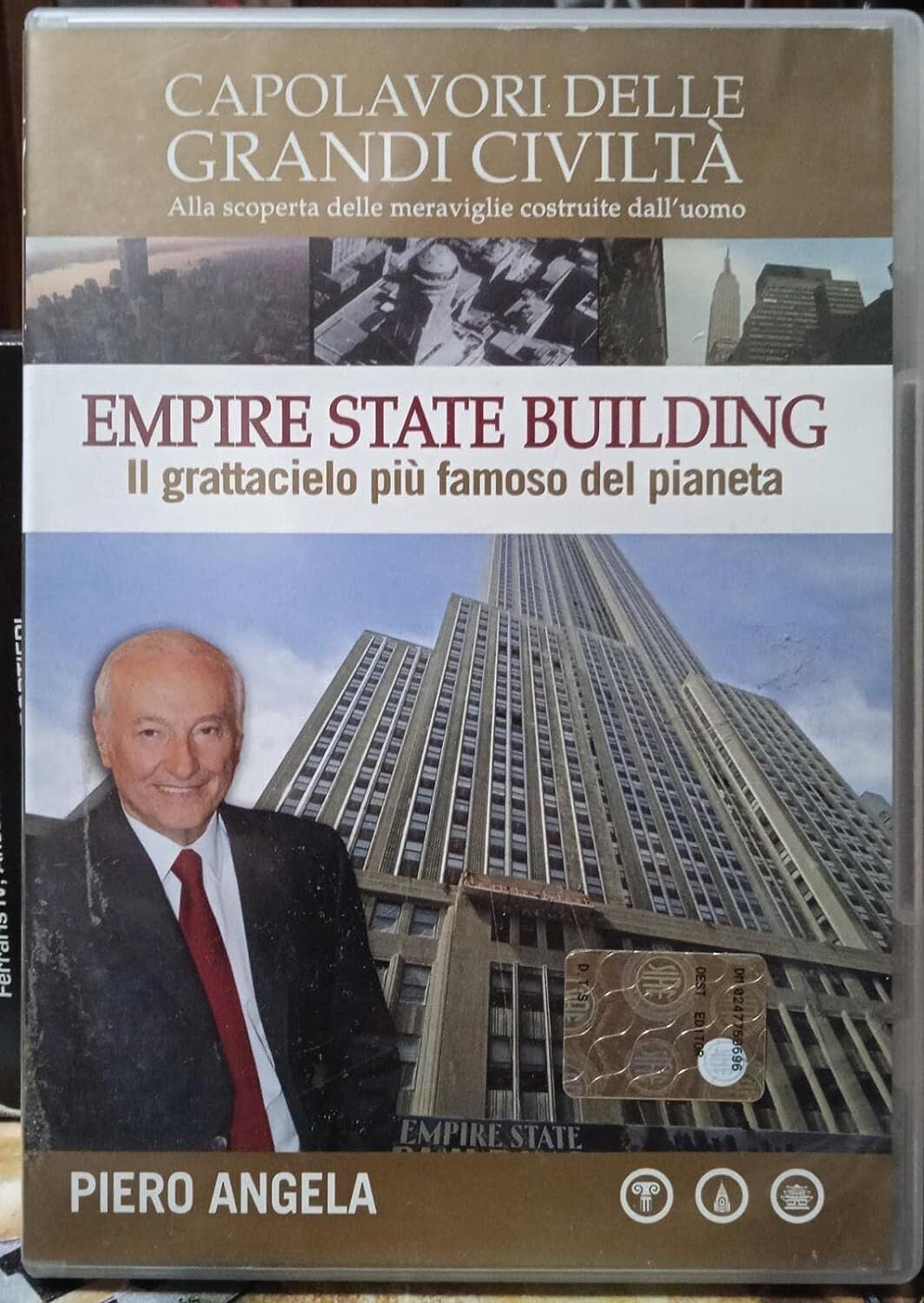 TeknoFilm -  DVD – Piero Angela presenta: Capolavori delle grandi civiltà N° 21 - EMPIRE STATE BUILDING (2011) CORRIERE DELLA SERA