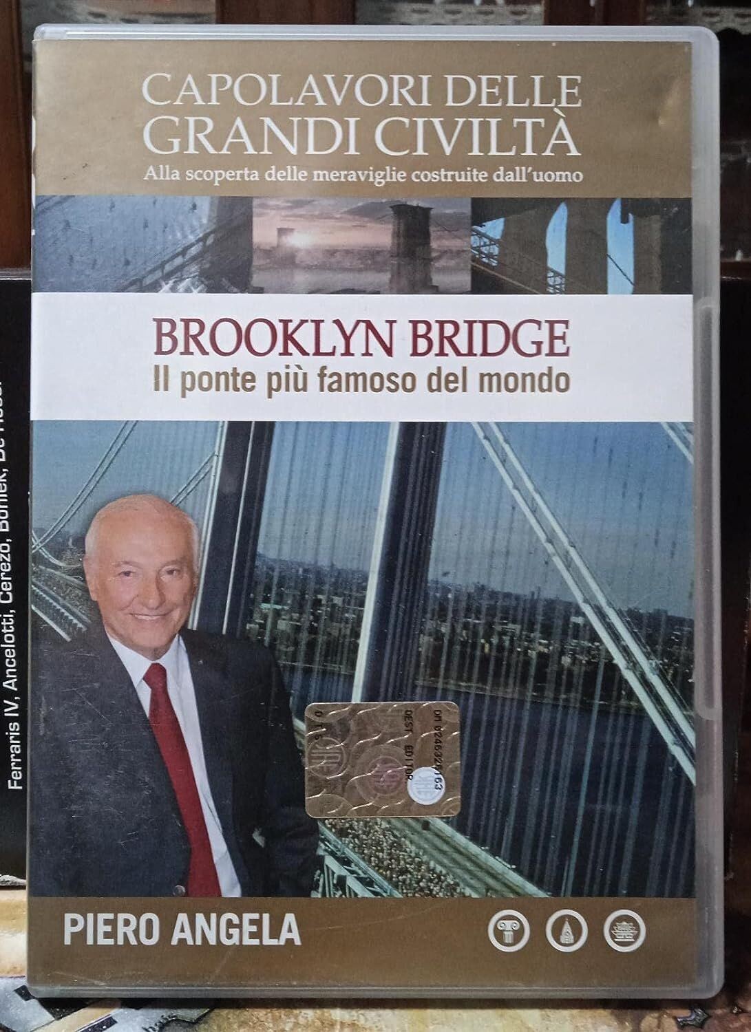 TeknoFilm - DVD – Piero Angela presenta: Capolavori delle grandi civiltà N° 19 - BROOKLYN BRIDGE: IL PONTE PIU' FAMOSO DEL MONDO (2011) CORRIERE DELLA SERA