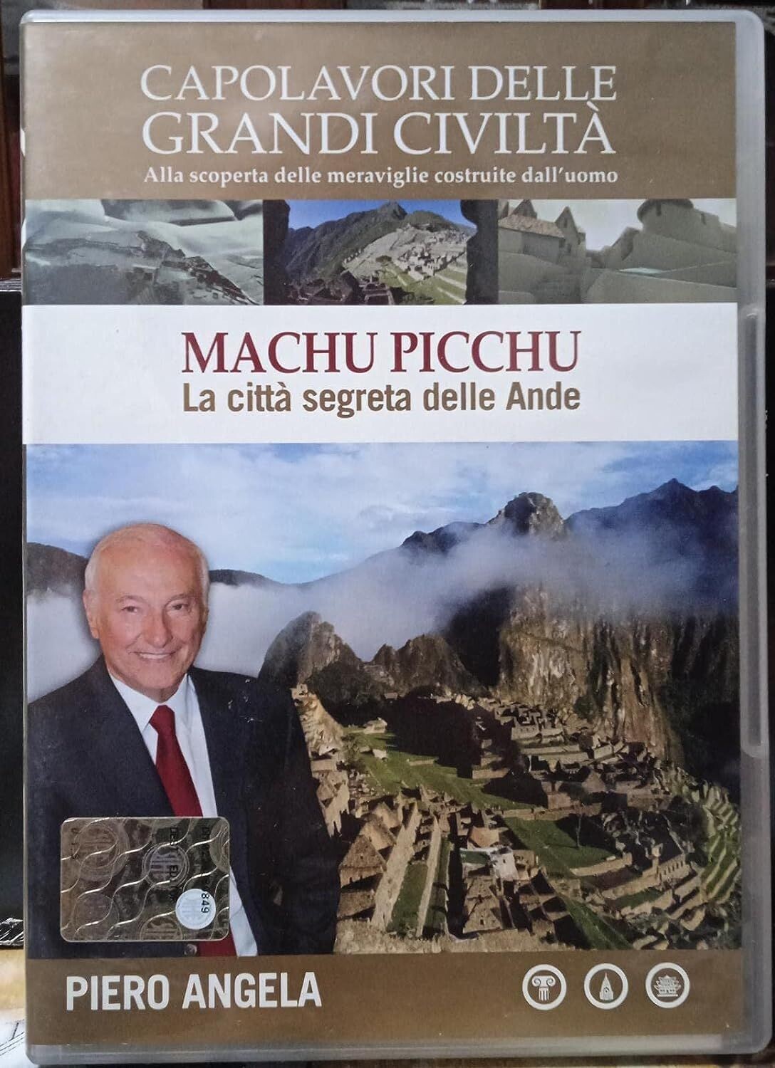 TeknoFilm -  DVD – Piero Angela presenta: Capolavori delle grandi civiltà N° 14 - MACHU PICCHU - LA CITTA' SEGRETA DELLE ANDE (2011) CORRIERE DELLA SERA