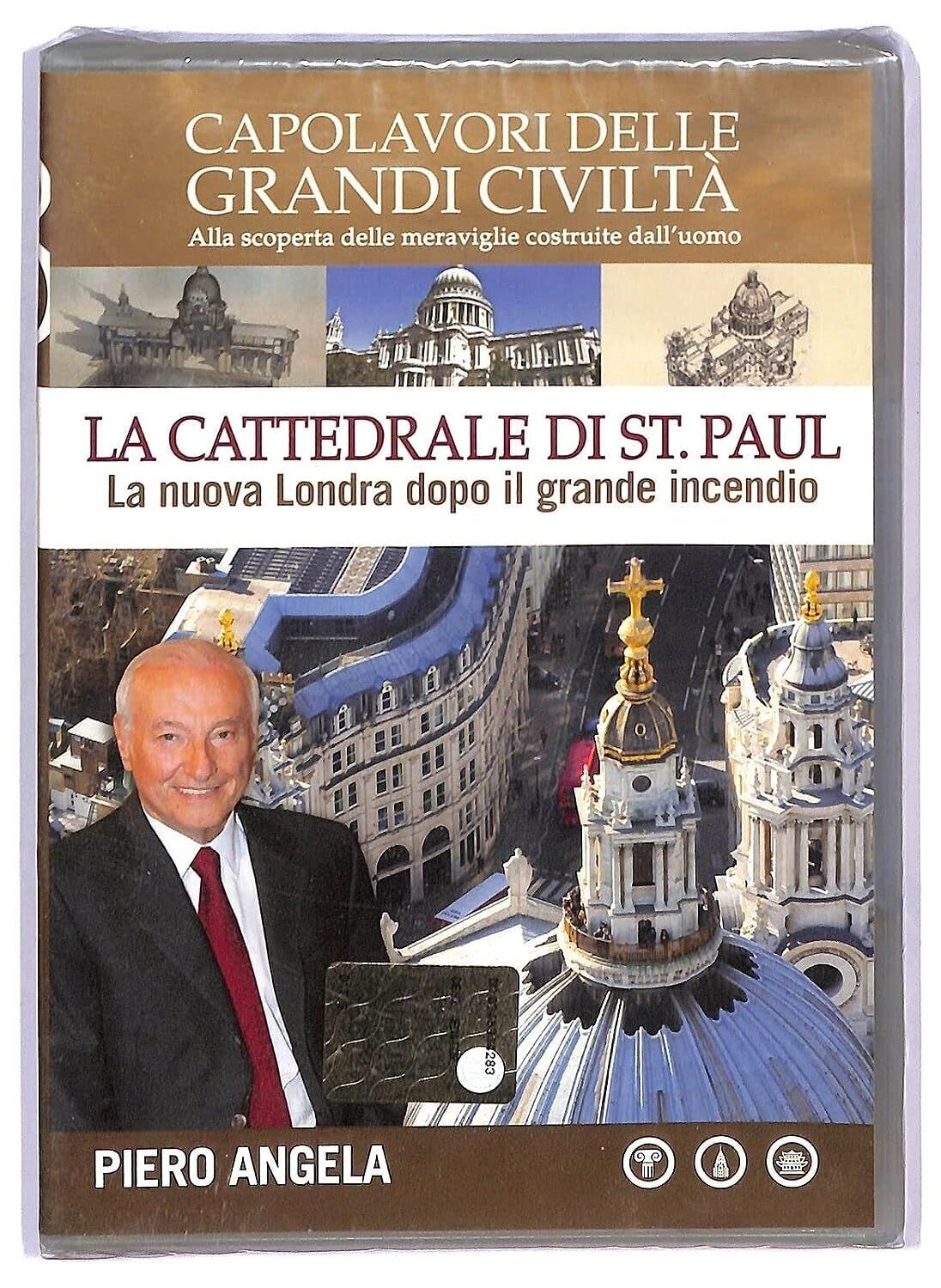 TeknoFilm - DVD – Piero Angela - Capolavori delle grandi civiltà N° 22 - LA CATTEDRALE DI ST. PAUL (2011) - CORRIERE DELLA SERA