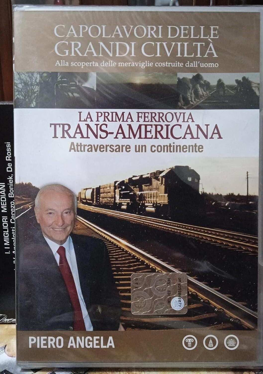 TeknoFilm - DVD – Piero Angela - Capolavori delle grandi civiltà N° 25 - LA PRIMA FERROVIA TRANS-AMERICANA (2011) - CORRIERE DELLA SERA