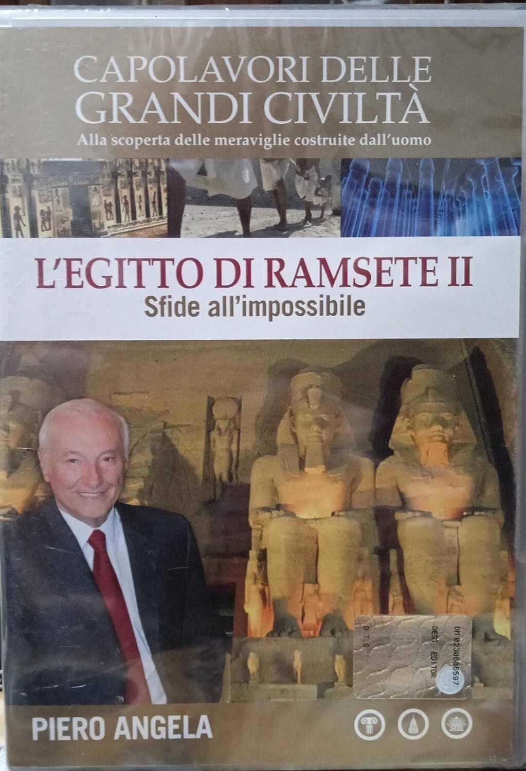 TeknoFilm - DVD – Piero Angela presenta: Capolavori delle grandi civiltà N° 10 - L'EGITTO DI RAMSETE II (2011) CORRIERE DELLA SERA