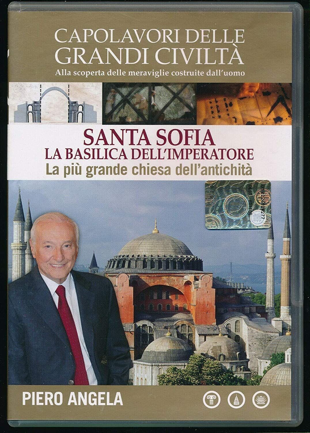 TeknoFilm - DVD – Piero Angela presenta: Capolavori delle grandi civiltà N° 09 - SANTA SOFIA - LA BASILICA DELL'IMPERATORE (2011) CORRIERE DELLA SERA