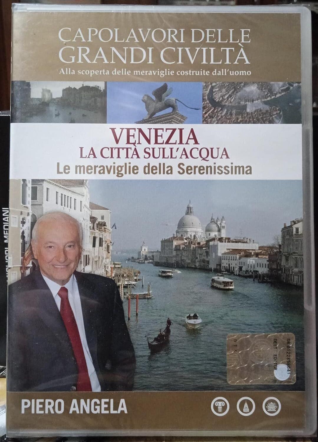 TeknoFilm - DVD – Piero Angela presenta: Capolavori delle grandi civiltà N° 06 - VENEZIA LA CITTA' SULL'ACQUA (2011) CORRIERE DELLA SERA
