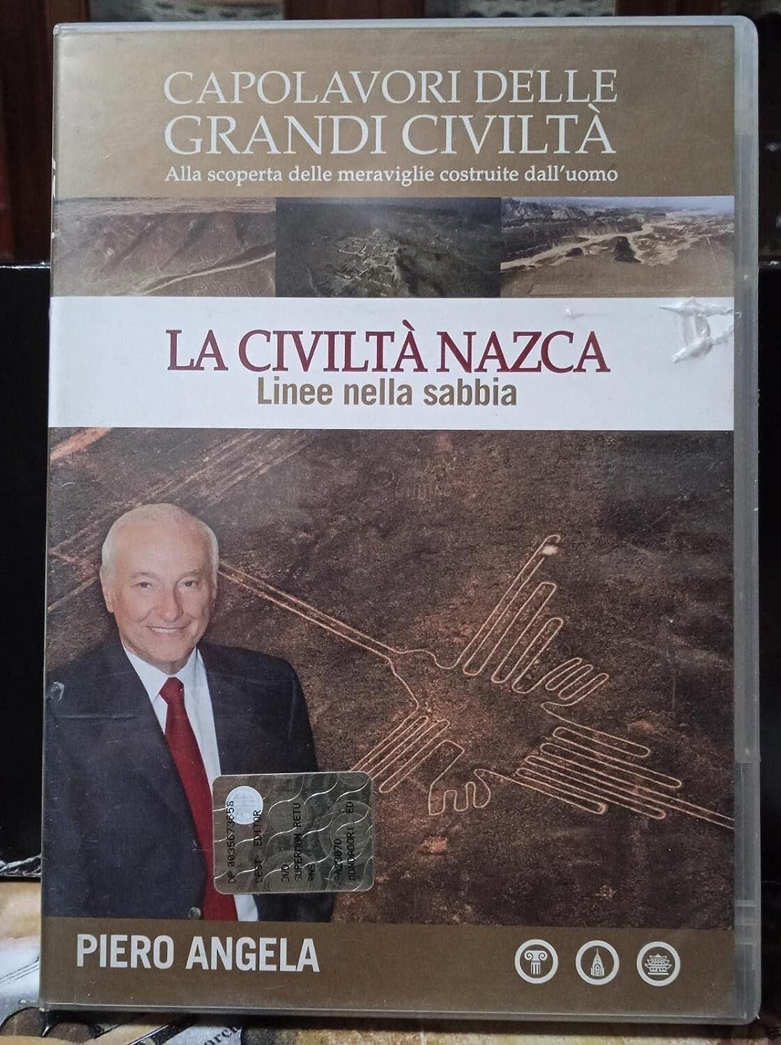 TeknoFilm - DVD – Piero Angela - Capolavori delle grandi civiltà N° 29 - LA CIVILTA' NAZCA: LINEE NELLA SABBIA (2011) - CORRIERE DELLA SERA