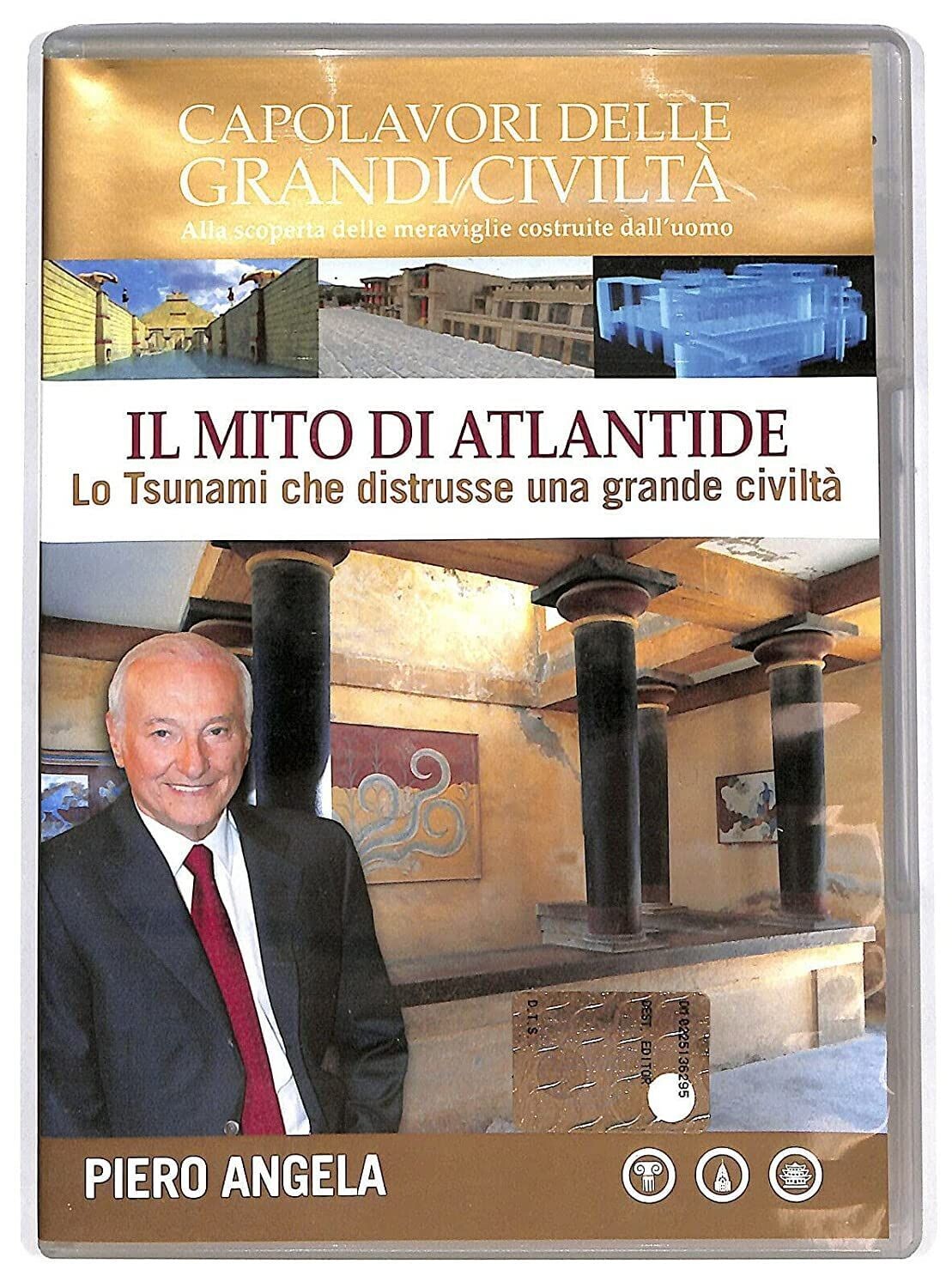 TeknoFilm - DVD – Piero Angela presenta: Capolavori delle grandi civiltà N° 05 - IL MITO DI ATLANTIDE (2010) CORRIERE DELLA SERA