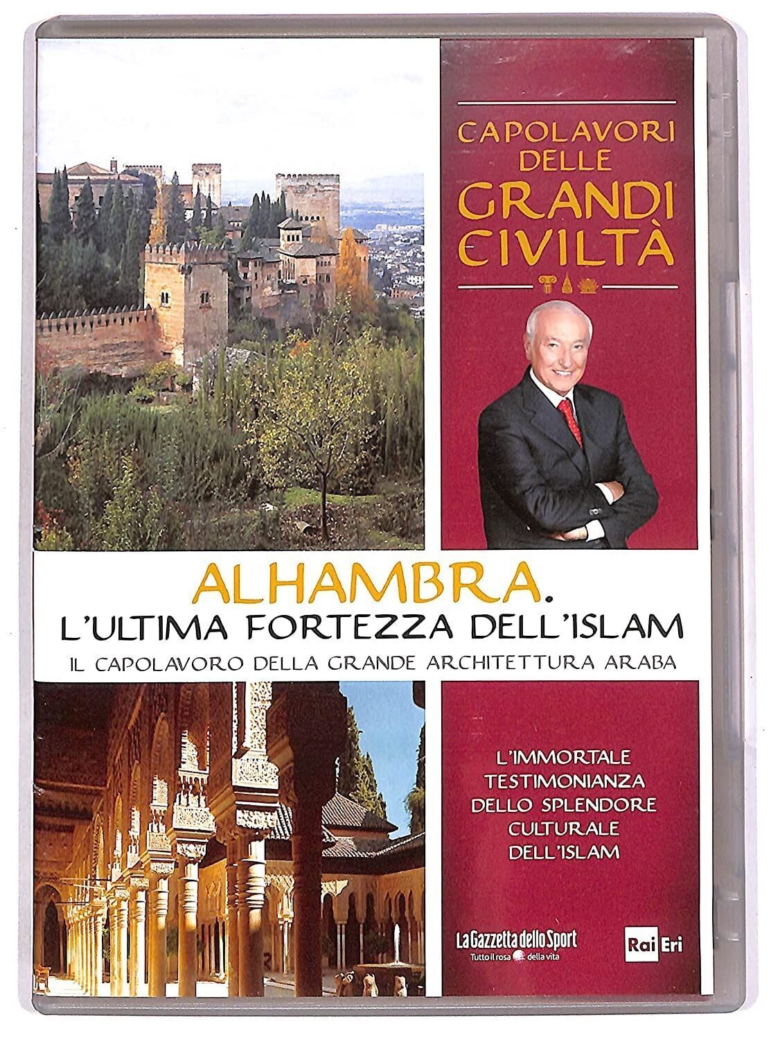 TeknoFilm - DVD – Piero Angela presenta: Capolavori delle grandi civiltà N° 12 - ALHAMBRA: L'ULTIMA FORTEZZA DELL'ISLAM (2011) - GAZZETTA DELLO SPORT