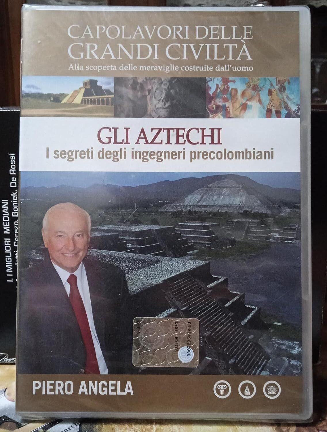 TeknoFilm - DVD – Piero Angela presenta Capolavori delle grandi civiltà N° 23 - GLI AZTECHI: I SEGRETI DEGLI INGEGNERI PRECOLOMBIANI (2011) - CORRIERE DELLA SERA